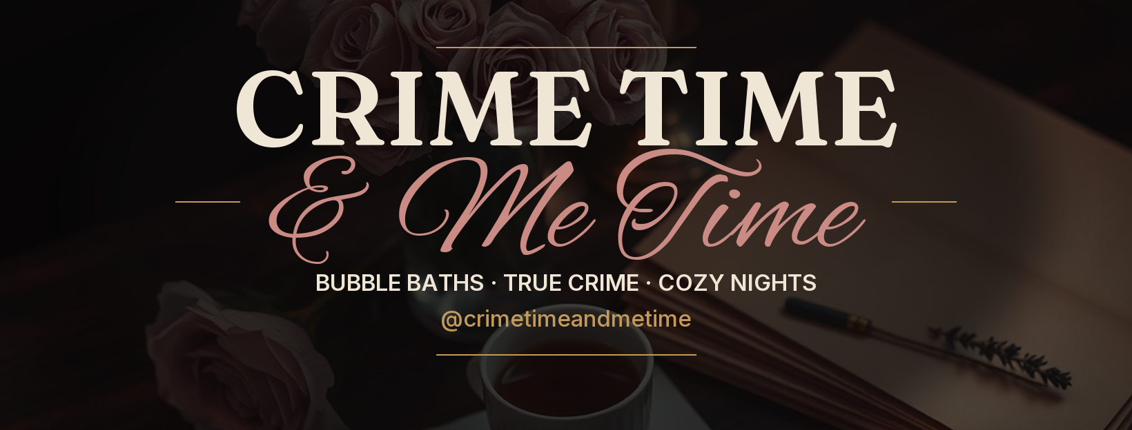 Crime Time and Me Time Facebook cover